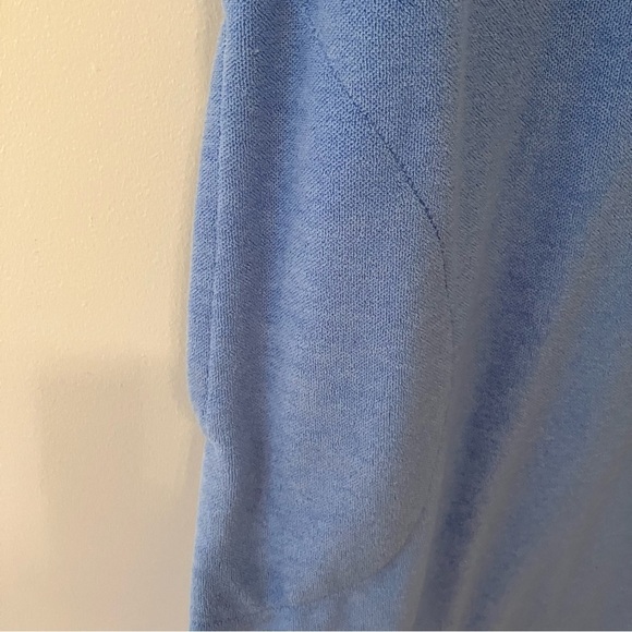 VTG Comforts Terry Cloth Nightgown Size S Pastel Blue Yellow Flower Embroidery - Picture 4 of 5